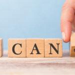 Motivationskonzept - "I can't" wird zu "I can"